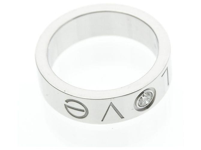 Cartier Love Ring 1P Diamond Christmas Limited Edition Silvery - view 9