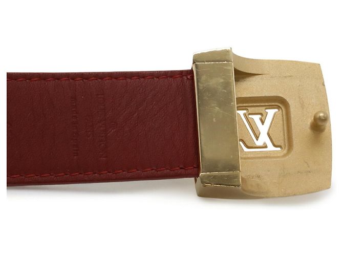 Louis Vuitton Monogram Multicolor Quadratische Gürtelschnalle Weiß - Ansicht 5