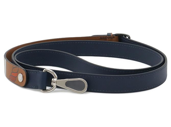 Hermès Soporte para cuello Choker Hermes Castaño Multicolor Azul marino - vista 3