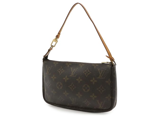 Borsa Pochette Accessoires Monogram Louis Vuitton Marrone - vista 3