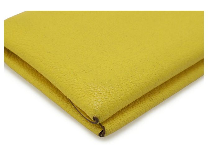 Hermès HERMES Cartera Duo Calvi/Billetero Amarillo - vista 4