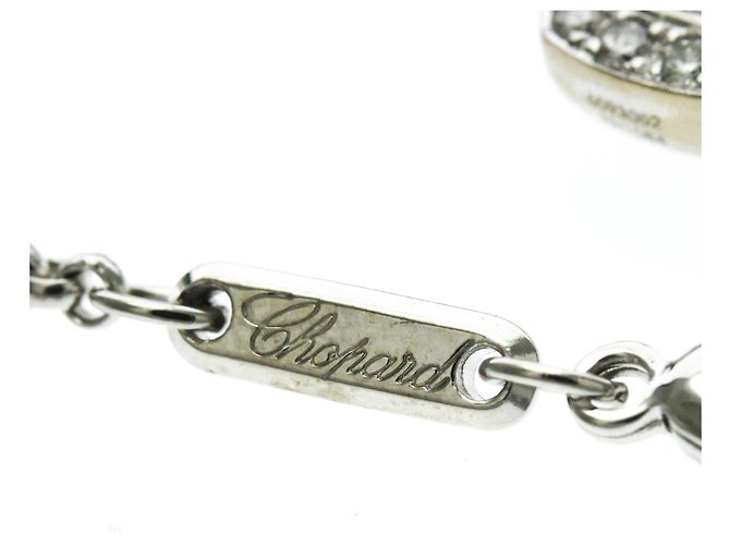 Chopard Happy Diamonds Herz-Diamant-Halskette Silber - Ansicht 11