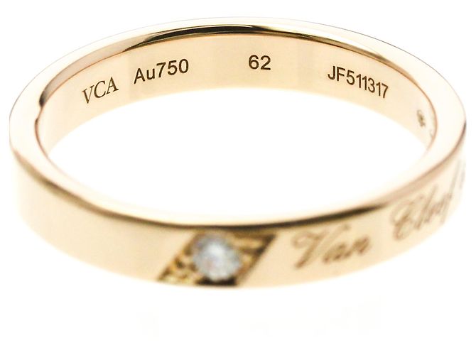 Ehering Van Cleef & Arpels Toujours Signature Etoile Golden - Ansicht 5
