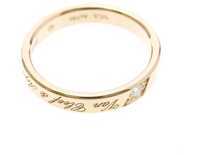 Ehering Van Cleef & Arpels Toujours Signature Etoile Golden - Ansicht 9