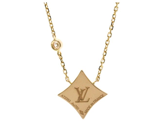 Louis Vuitton Van Cleef & Arpels Star Blossom Necklace Golden - view 2