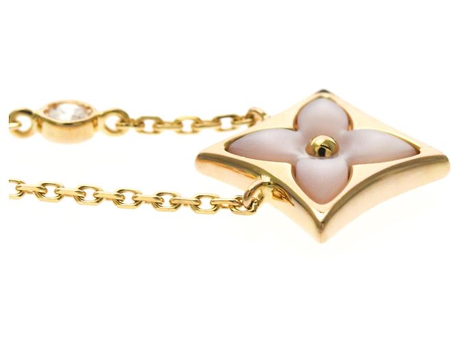 Louis Vuitton Van Cleef & Arpels Star Blossom Necklace Golden - view 5