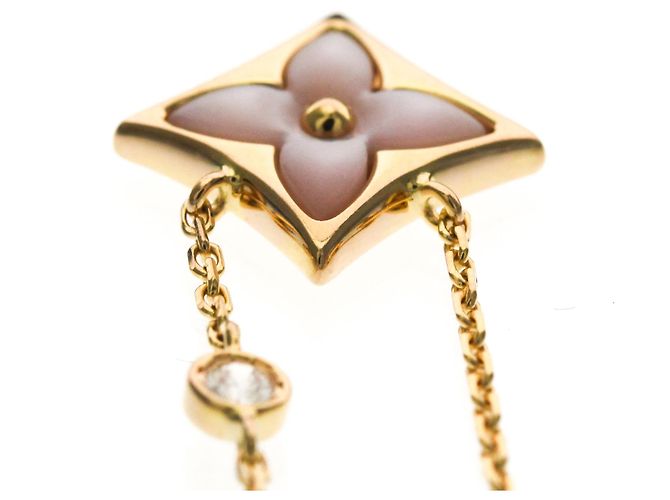 Louis Vuitton Van Cleef & Arpels Star Blossom Necklace Golden - view 6