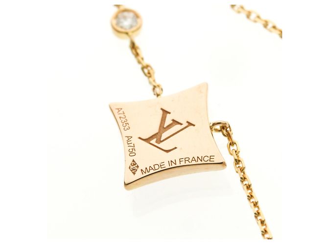 Louis Vuitton Van Cleef & Arpels Star Blossom Necklace Golden - view 9