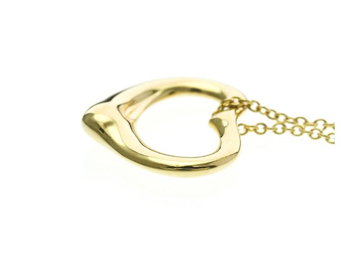 Elsa Peretti Tiffany & Co Collar Péndulo Corazón Abierto Tiffany en Oro Amarillo de 18K Dorado - vista 3