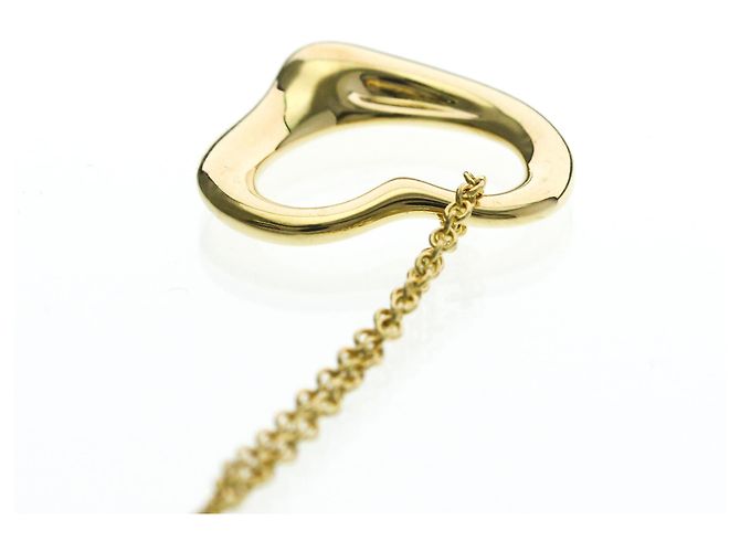 Elsa Peretti Tiffany & Co Collar Péndulo Corazón Abierto Tiffany en Oro Amarillo de 18K Dorado - vista 6