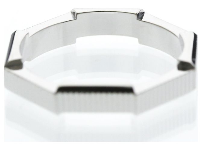 Anello Gucci Link To Love in Oro Bianco Argento - vista 7