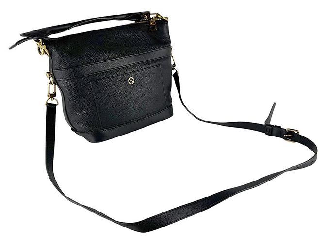 Borsa in pelle nera Louis Vuitton Nero - vista 11