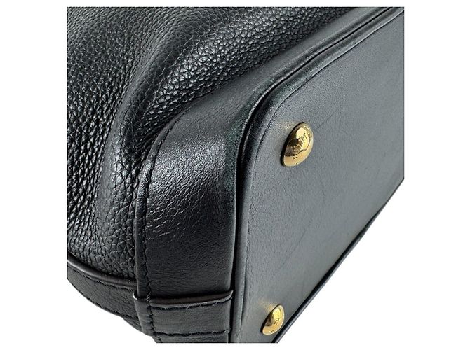 Borsa in pelle nera Louis Vuitton Nero - vista 8