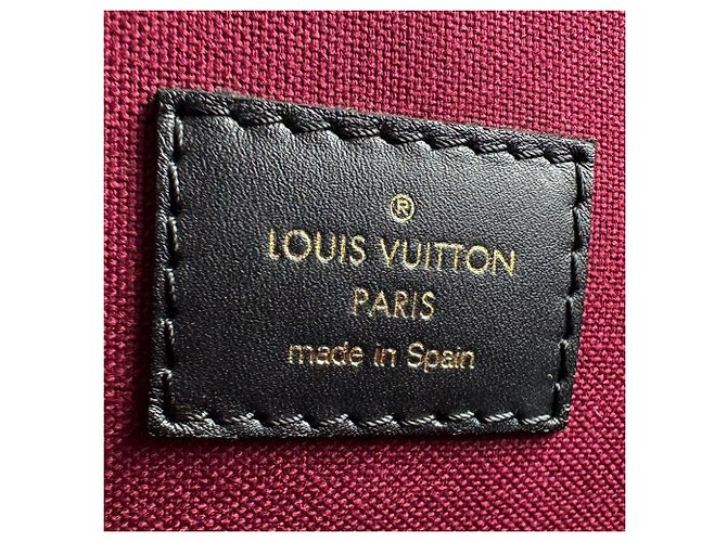 Zaino Montsouris NM PM Monogramma Louis Vuitton Marrone Nero - vista 11