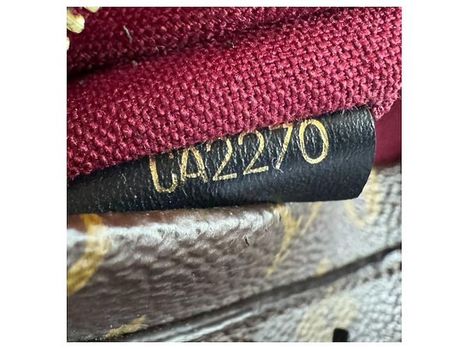 Zaino Montsouris NM PM Monogramma Louis Vuitton Marrone Nero - vista 12