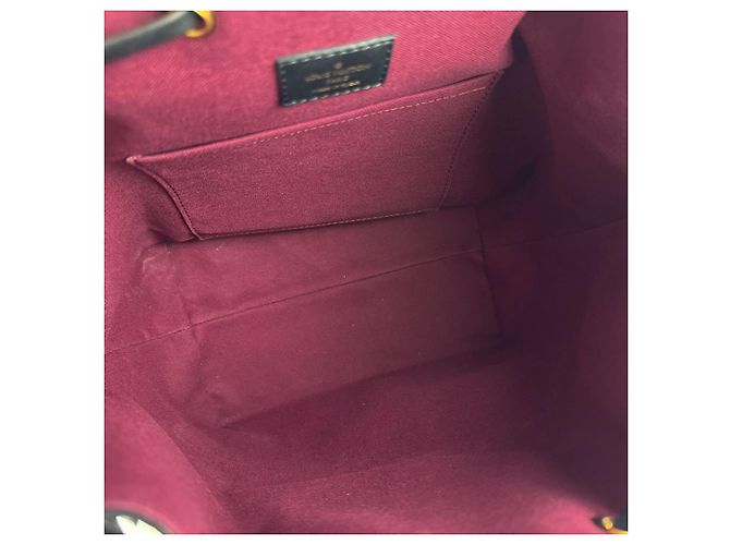 Zaino Montsouris NM PM Monogramma Louis Vuitton Marrone Nero - vista 5
