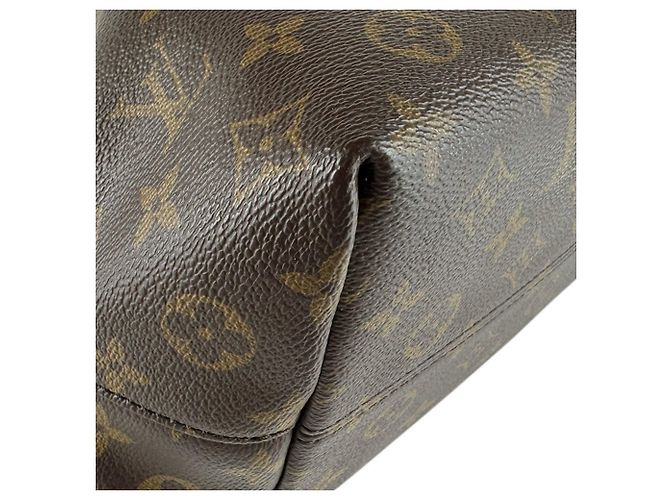 Zaino Montsouris NM PM Monogramma Louis Vuitton Marrone Nero - vista 8