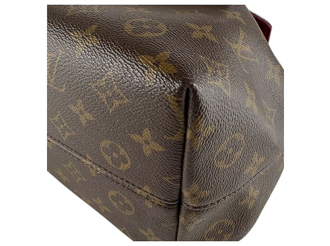 Zaino Montsouris NM PM Monogramma Louis Vuitton Marrone Nero - vista 9