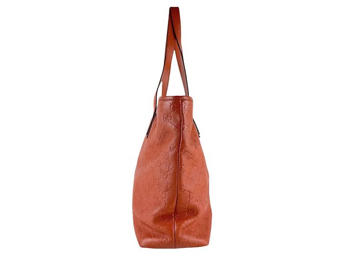 Borsa in pelle Gucci arancione - vista 2