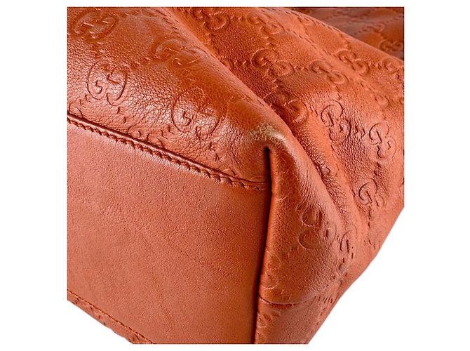 Borsa in pelle Gucci arancione - vista 9