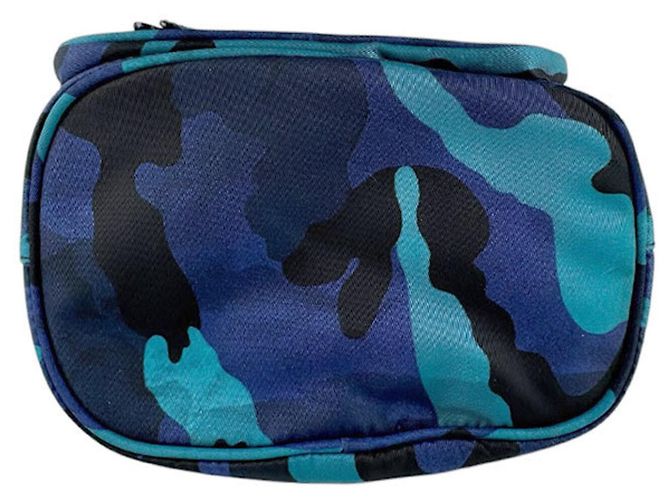 Bolso Prada Negro Azul Marino Cuero Nylon - vista 4
