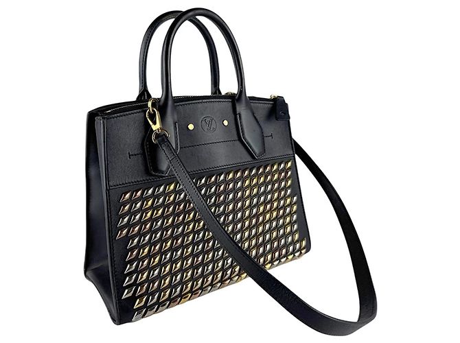 Borsa a Spalla City Steamer PM di Louis Vuitton Nero - vista 11