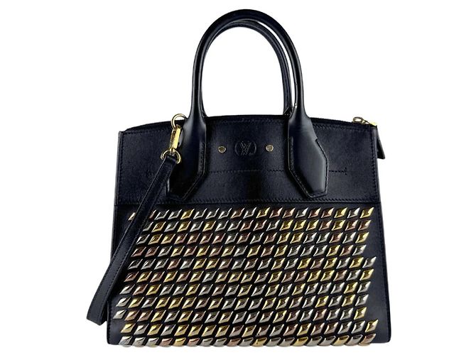 Borsa a Spalla City Steamer PM di Louis Vuitton Nero - vista 3
