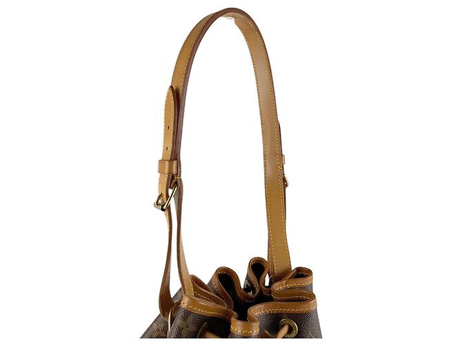 Noe Borsa a Spalla Petit Noé Monogramma Louis Vuitton Marrone - vista 10