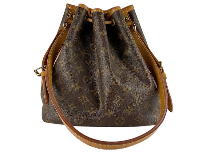 Noe Borsa a Spalla Petit Noé Monogramma Louis Vuitton Marrone - vista 3
