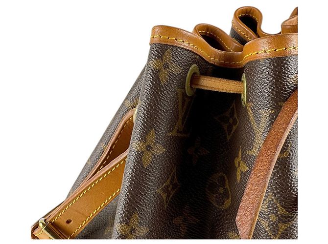 Noe Borsa a Spalla Petit Noé Monogramma Louis Vuitton Marrone - vista 6