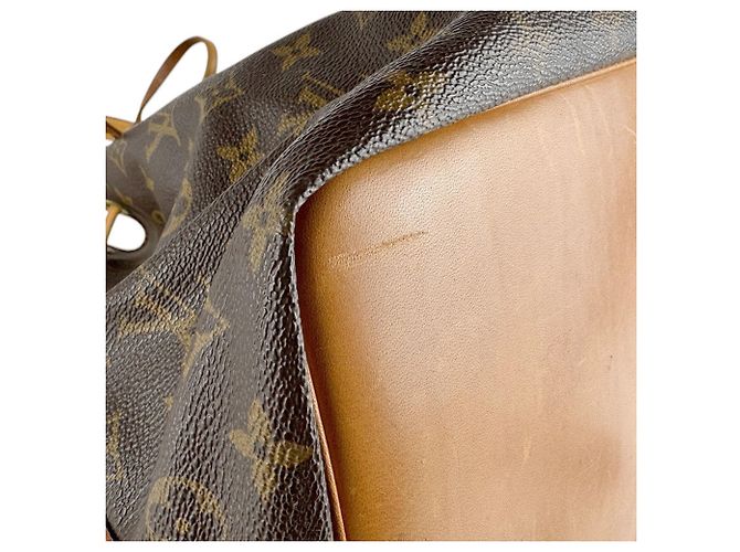 Noe Borsa a Spalla Petit Noé Monogramma Louis Vuitton Marrone - vista 8