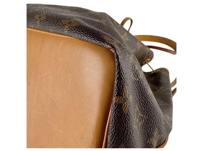 Noe Borsa a Spalla Petit Noé Monogramma Louis Vuitton Marrone - vista 9