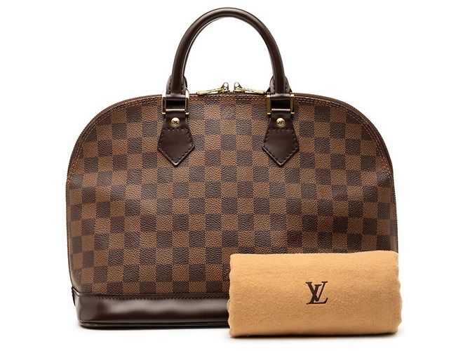 Borsa Alma PM Damier Louis Vuitton Marrone Damier ebene - vista 7