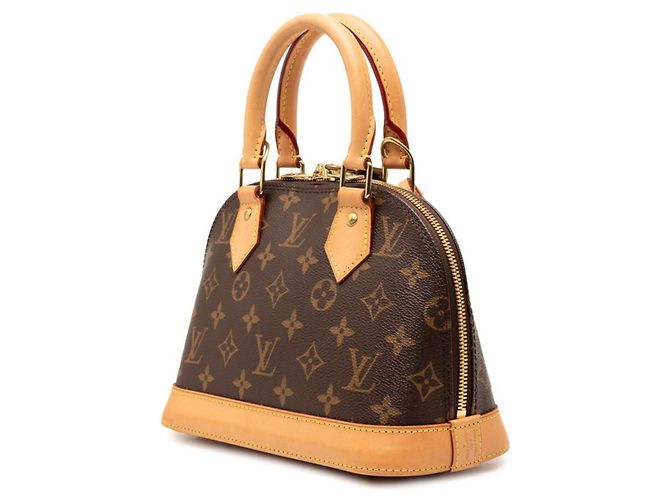 Borsa a Spalla Alma BB Monogramma Louis Vuitton Marrone - vista 2