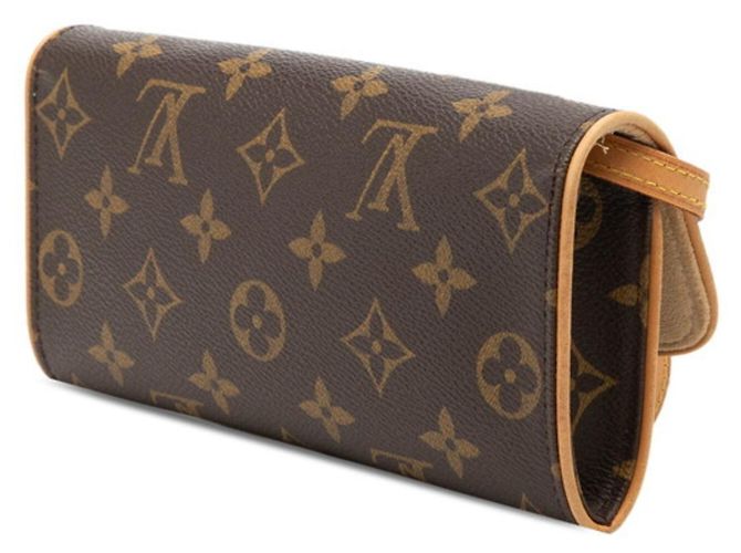Borsa a Spalla Pochette Twin PM Monogramma Louis Vuitton Marrone - vista 2