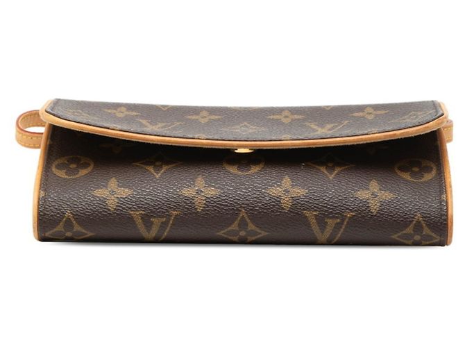 Borsa a Spalla Pochette Twin PM Monogramma Louis Vuitton Marrone - vista 3