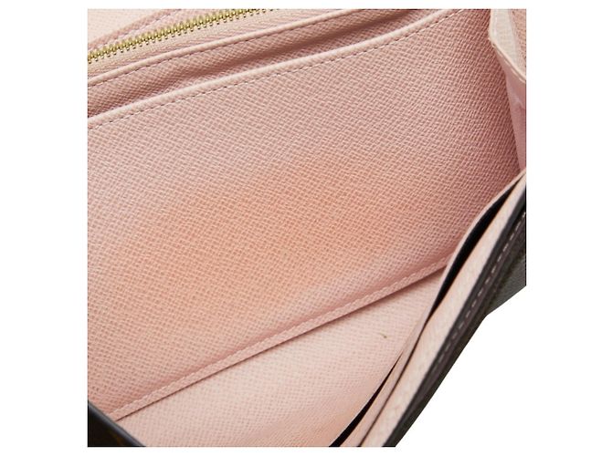 Cartera Larga Sarah Monograma Louis Vuitton Castaño - vista 8