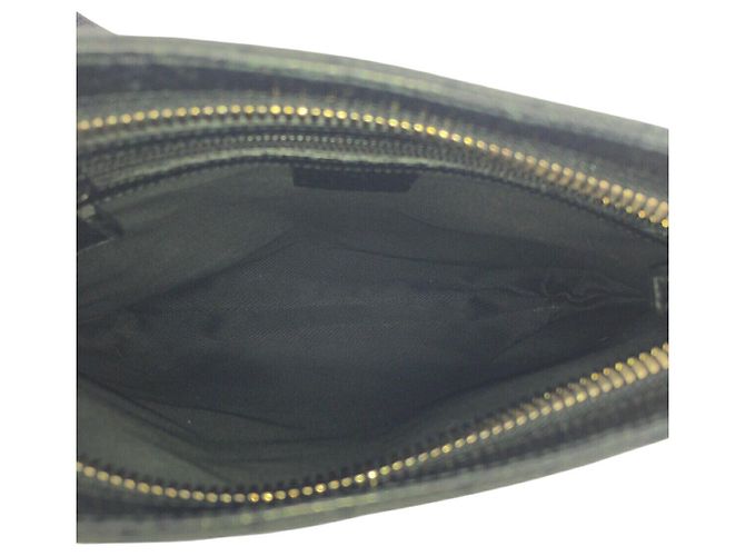 Borsa a Spalla in Tela GG e Pelle Gucci Nero - vista 9