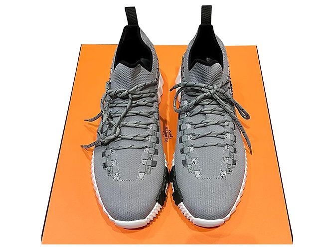 Hermès Sneakers Flex Multico Grigio Stamp: Multicolore - vista 2