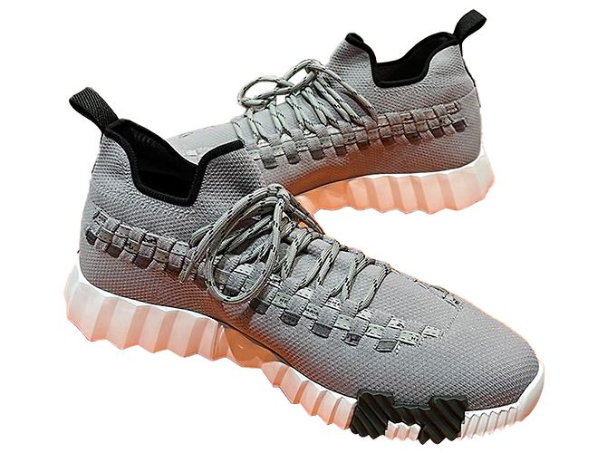 Hermès Sneakers Flex Multico Grigio Stamp: Multicolore - vista 3