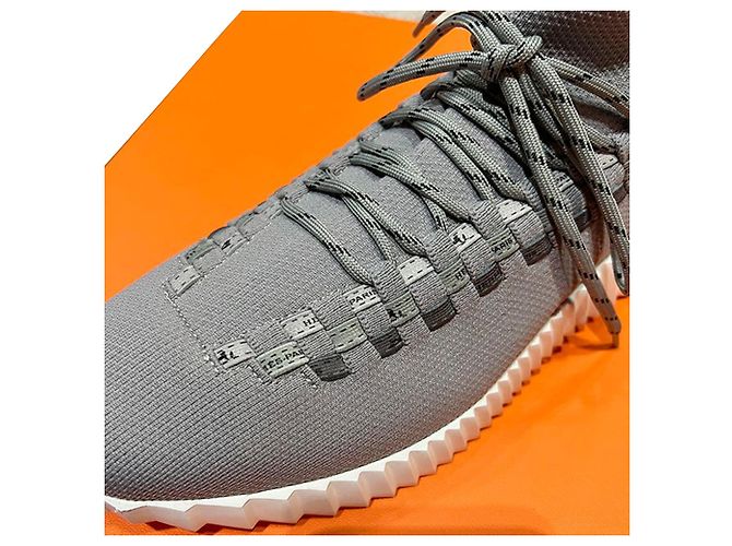 Hermès Sneakers Flex Multico Grigio Stamp: Multicolore - vista 6