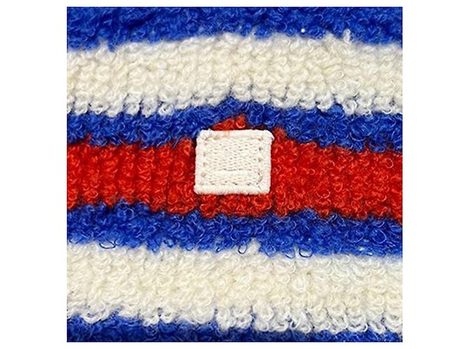 Fascia per capelli in spugna con logo Acne Small Face - vista 4