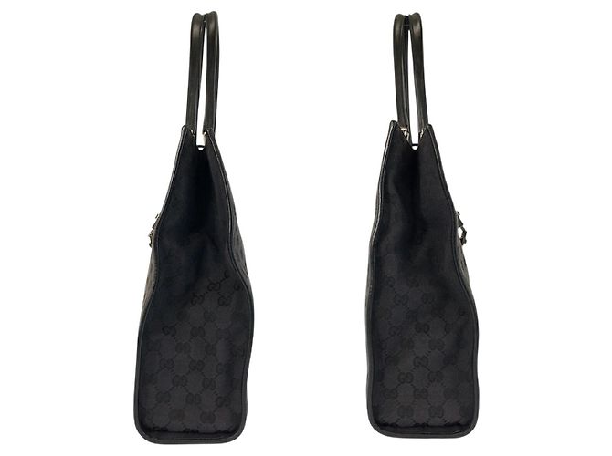 Gucci Jackie GG Canvas Leder Tote Bag Schwarz - Ansicht 8