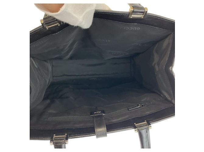 Gucci Jackie GG Canvas Leder Tote Bag Schwarz - Ansicht 9