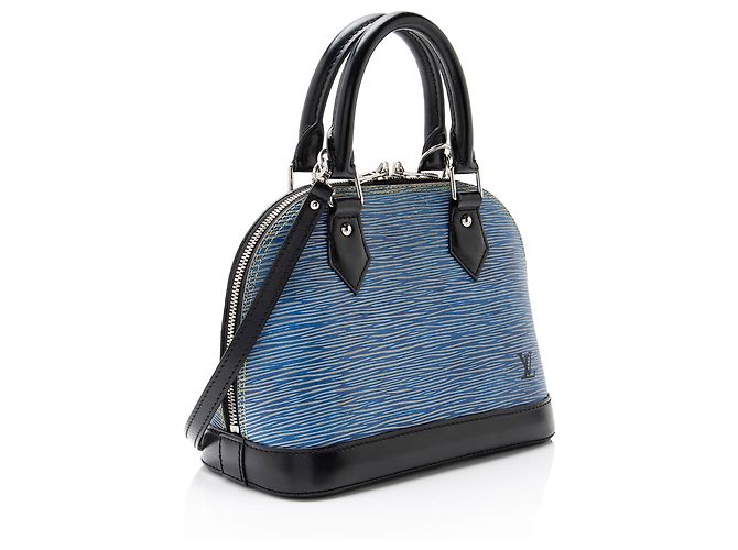 Louis Vuitton Epi-Leder Denim Alma BB Tasche Schwarz - Ansicht 2