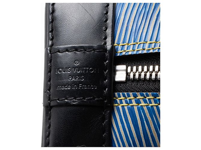 Louis Vuitton Epi-Leder Denim Alma BB Tasche Schwarz - Ansicht 8