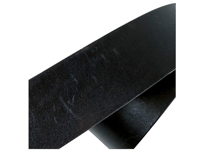 Dunkelbrauner Leder-Gürtel mit Gucci Interlocking GG Schnalle, Größe 75 - Ansicht 6