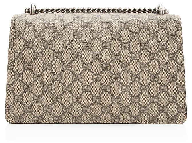 Borsa a Spalla Media Dionysus GG Supreme di Gucci Marrone Beige - vista 3