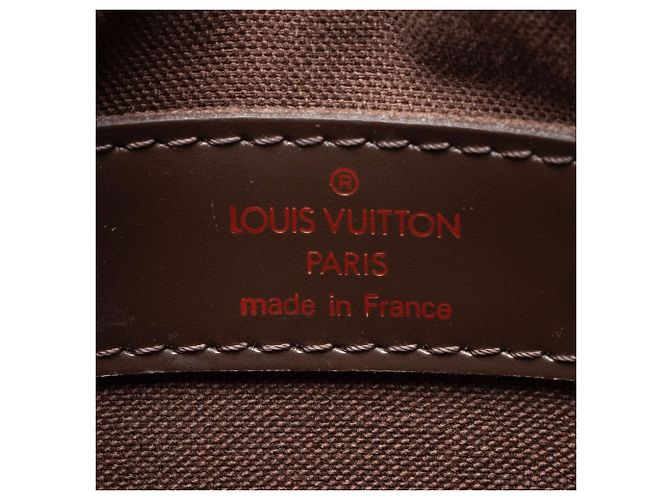 Messenger Naviglio Damier Ebene Louis Vuitton Marrone - vista 8