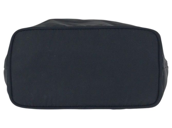 Borsa a mano Prada in nylon con placca logo Nero - vista 10